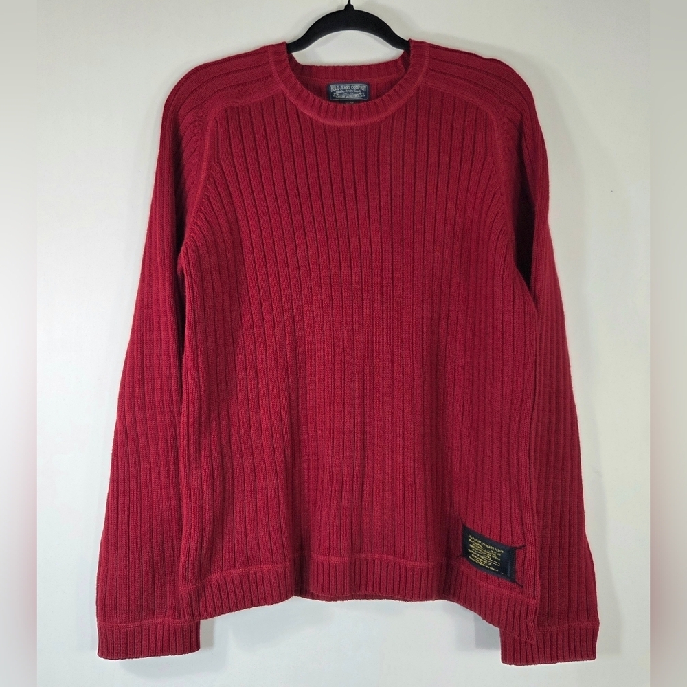 VINTAGE POLO JEANS CO. RALPH LAUREN RIBBED SWEATER.